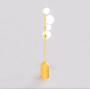 Lampa stojąca podłogowa nowoczesna pomarańczowa kule 4xG9 8W ETNO Emibig