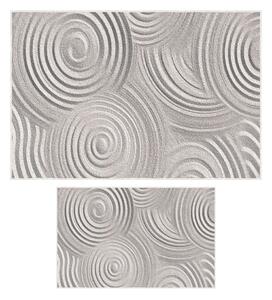 Jasnoszare dywaniki łazienkowe zestaw 2 szt. 60x100 cm – Foutastic