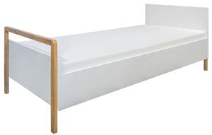 Białe nowoczesne łóżko dziecięce - Benny 2X