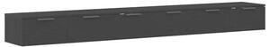 Szafka wisząca z szufladą 2 szt. czarny dąb 102 x 30 x 20 cm