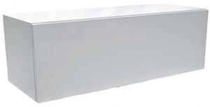 Biała nowoczesna szafka wisząca RTV 120 cm - Nevika 3X