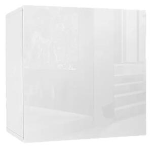 Biała lakierowana szafka ścienna 50 cm - Nevika 5X