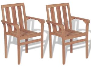 Zestaw drewnianych krzeseł ogrodowych - Jayden