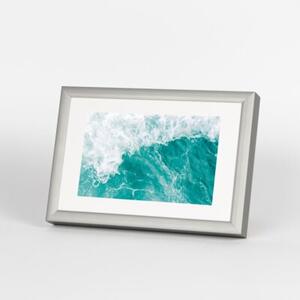 Ramka na zdjęcia 10x15 cm aluminiowa ramka srebrna do zdjęć 15x10 cm LUCA®