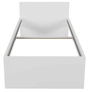 Białe łóżko jednoosobowe 90x200 - Hermiona