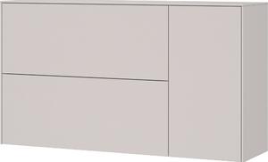 Kremowa wisząca szafka na buty 137x78x41 cm – Germania
