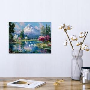 Obraz Na Płótnie Góry Niebieski Do Sypialni Salonu 60x40