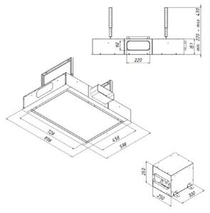 Okap AKPO WK-9 Milano Czarny 599.4m3/h 64dB klasa B