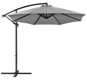 Parasol ogrodowy, wiszcy - szary