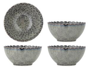 Szare ceramiczne miski na zupę zestaw 4 szt. 625 ml Katrina – Bloomingville