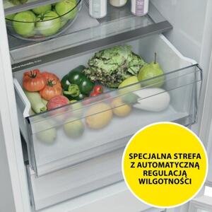 Lodówka Candy CNBQT3518E Total No Frost Circle Fresh Szuflada na owoce i warzywa