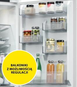 Lodówka Candy CNBQT3518E Total No Frost Circle Fresh Szuflada na owoce i warzywa