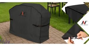 Pokrowiec Ochronny na Grill Gazowy Wodoodporny UV Ogrodowy 126x52x101 Pasy
