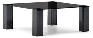 Ciemnoszary szklany stolik 85x85 cm Adularia – Kave Home