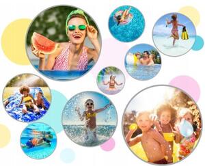 Dmuchane SPA Ogrodowe Hydromasaż 4-osobowe Okrągłe 180 cm Basen Corciano
