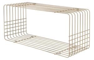 Beżowa wielopoziomowa metalowa półka 70 cm Wire – Mette Ditmer Denmark