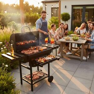 Grill węglowy VELACO VL19 Czarny