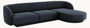 Sofa narożna z szenilu Miley (4-osobowa)