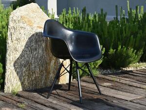 Krzesło kubełkowe ogrodowe mpa wood czarne