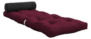 Bordowy materac futon 70x200 cm Wrap Bordeaux/Dark Grey – Karup Design