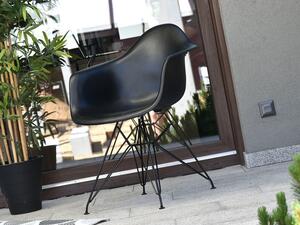Krzesło do ogrodu z tworzywa mpa rod czarne