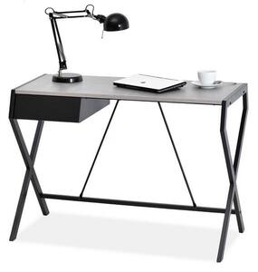 Małe designerskie biurko loftowe designo beton-czarne