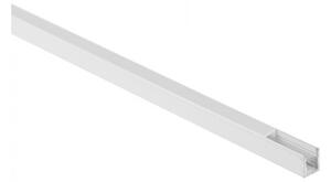 Profil do taśm LED NW01 natynkowy biały + klosz mrożony 1m Ecolight