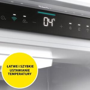 Lodówka Candy CML5518EVWL Szuflada świeżości Adaptive Humidity Zone