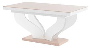 Beżowy rozkładany nowoczesny stół - Tutto