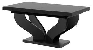 Czarny duży prostokatny stół rozkładany - Tutto