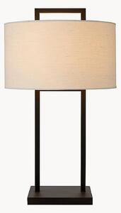Lampa stołowa z lnianym kloszem Belford
