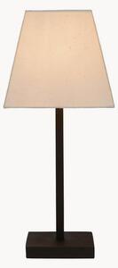 Lampa stołowa z lnianym kloszem Buranella