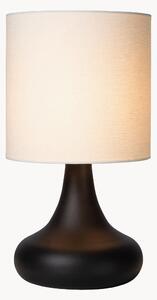 Lampa stołowa z lnianym kloszem Velas