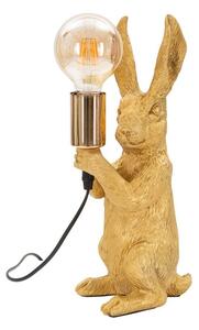 Lampa stołowa w kolorze złota (wysokość 35,5 cm) Rubbit – Mauro Ferretti