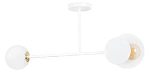 Biała nowoczesna lampa sufitowa - D007-Intis
