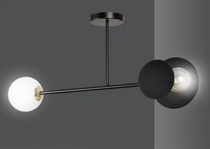 Czarna nowoczesna lampa sufitowa - D007-Intis