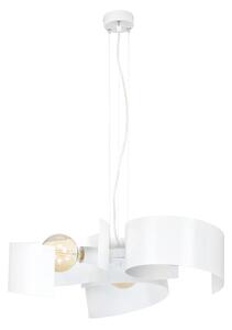 Biała nowoczesna lampa wisząca - D012-Teviso