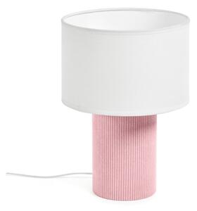 Biało-jasnoróżowa lampka dziecięca Bianella – Kave Home