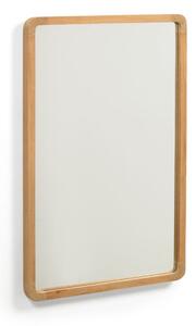 Lustro z drewnianą ramą ścienne 45x70 cm Shamel – Kave Home