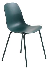 Turkusowe plastikowe krzesło Whitby – Unique Furniture