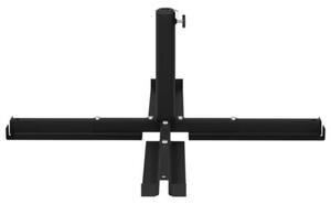 Podstawa parasola do słupków 25–50 mm czarny