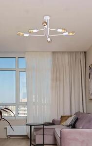 Biała lampa sufitowa w stylu loft - S143-Binta