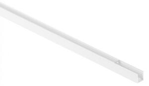 Profil do taśm LED NW02 natynkowy biały + klosz przezroczysty 2m Ecolight