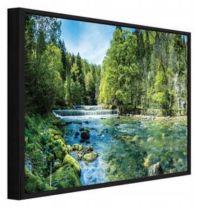 Obraz W Ramie Na Płótnie Las Zielony Do Sypialni Salonu 40x30