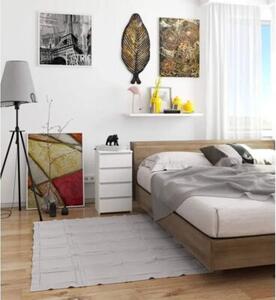 Szafka do sypialni, STILO, 4 szuflady, 40x35x74 cm, biały, mat | TYLETEGOTU