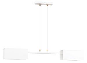 Biała loftowa lampa wisząca z regulacją - D018-Hertis