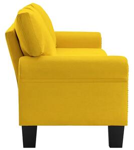 Czteroosobowa żółta sofa - Alaia 4X