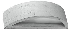 Półokrągły betonowy kinkiet loft - S176-Mija