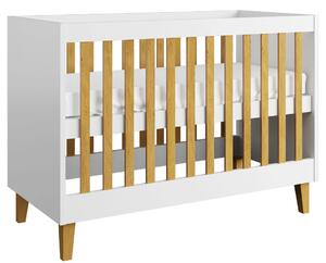 Białe łóżeczko niemowlęce - Maurycy 6X