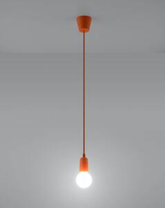 Lampa wisząca DIEGO 1 pomarańczowa - Pomarańczowy \ 1